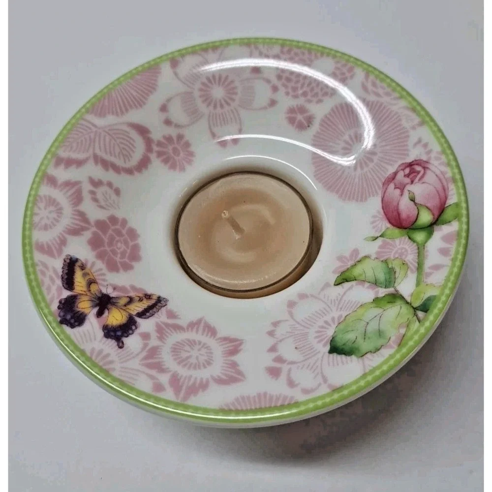 Marjolein Bastin Cottage Style Tealight Candle Holder/Villeroy & Boch Lot of 2